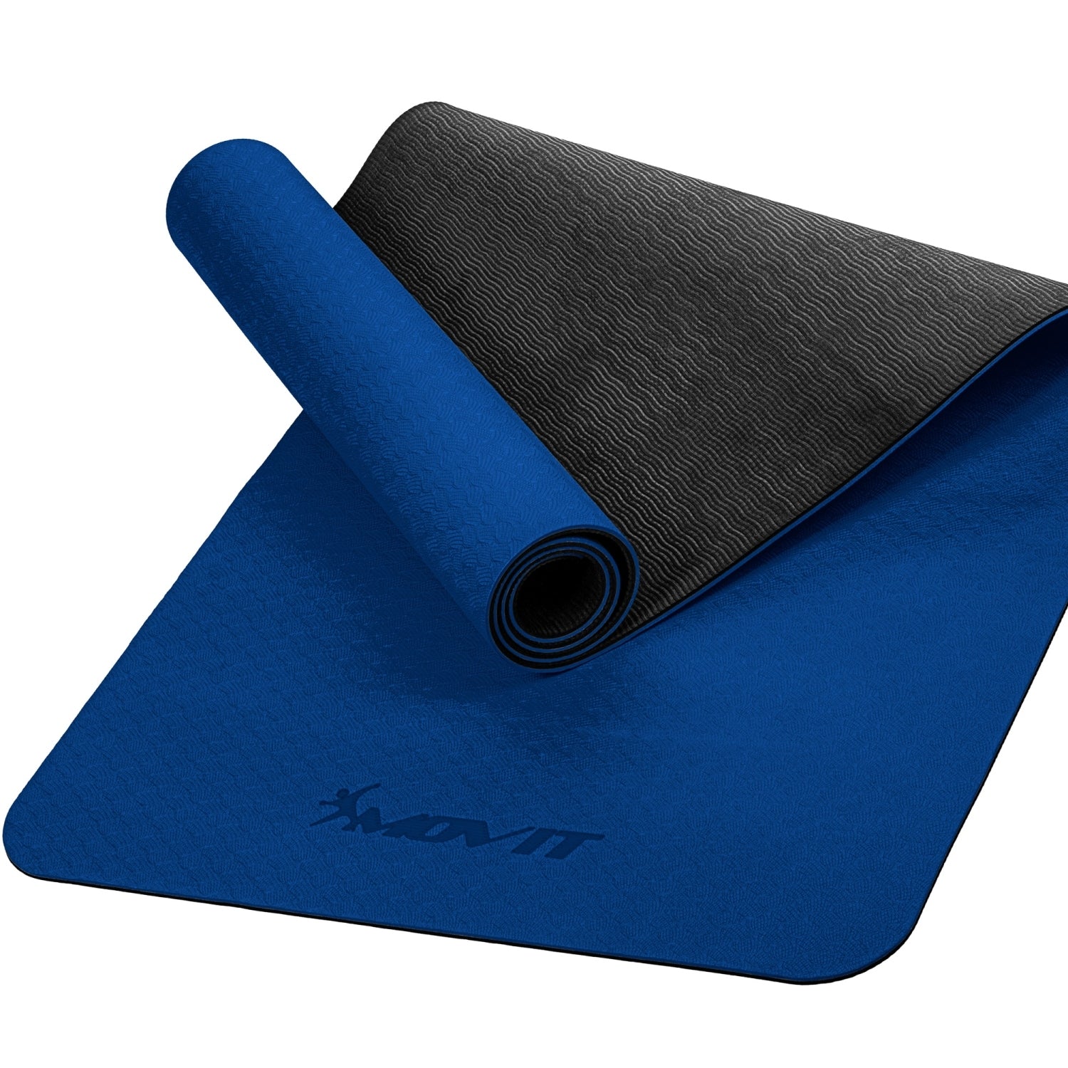 MOVIT® TPE Gymnastiekmat, 190x60x0,6cm, donkerblauw