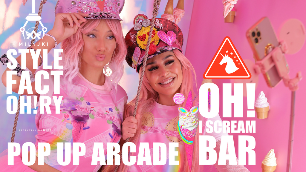 milajki pop up arcade OH! I Scream Bar