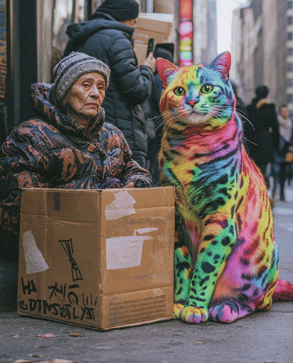 OH! Rainbow Leopard Cats of NY City by DR AlbinOH! UnicOH!lab &  Ai-ngelina Mi Lajki