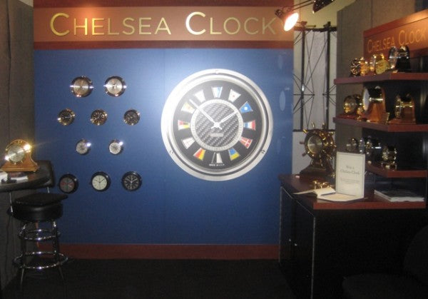 Chelsea Clock Trade Show Booth