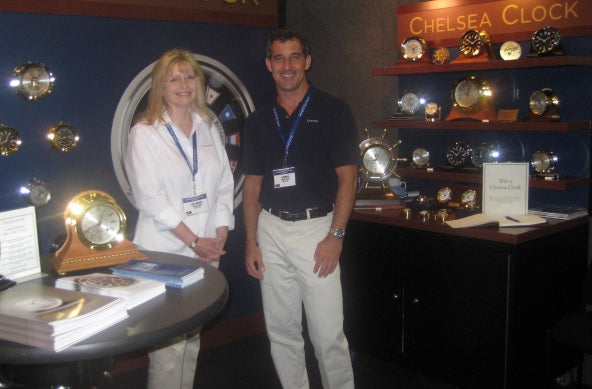 Chelsea Clock Trade Show Booth