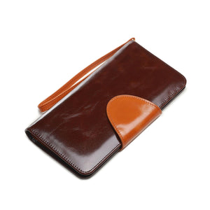 Vicenzo Leather Venice Distressed Leather Passport Wallet Holder