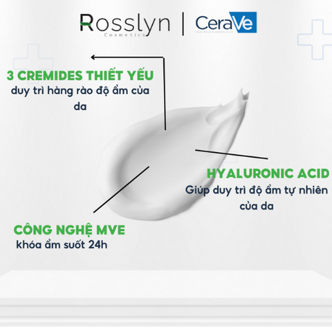 Sữa Rửa Mặt Dưỡng Ẩm, Làm Sạch Sâu Dành Cho Da Thường & Da Khô CeraVe Hydrating Cleanser