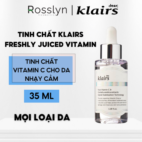 Tinh Chất Dear Klairs Dưỡng Sáng Và Làm Đều Màu Da Freshly Juiced Vitamin Drop