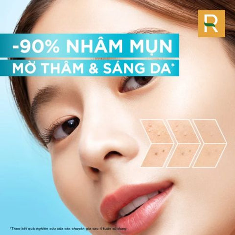 Sữa Rửa Mặt Dạng Gel Dịu Nhẹ Cho Da Dầu Mụn Garnier Skin Naturals Bright Complete Anti-Acne Cleansing Gel