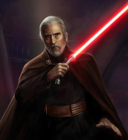 Count Dooku's curved lightsaber