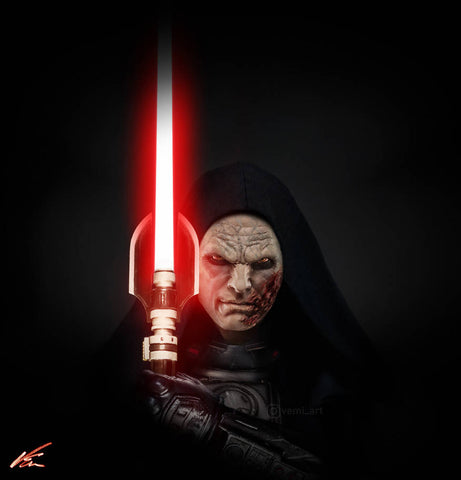 Darth Malgus Red Lightsaber