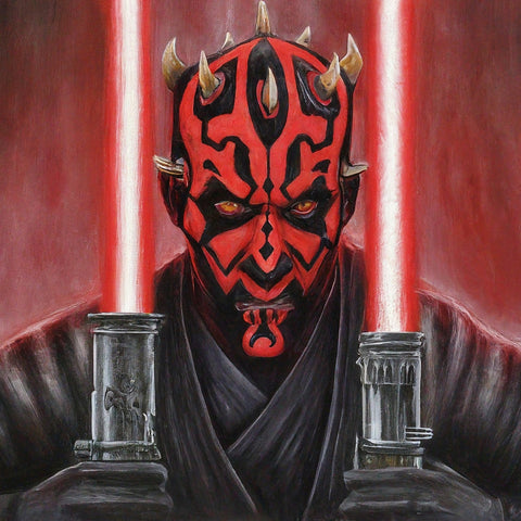 Darth Maul red lightsaber