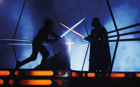 Luke Skywalker et Dark Vador