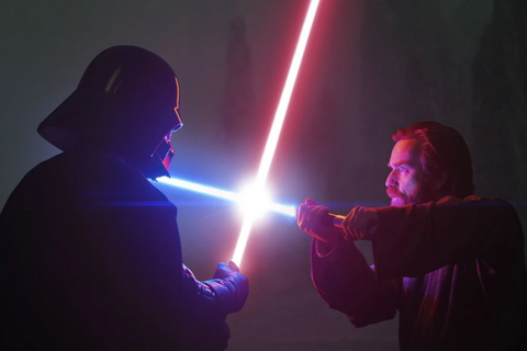 Obiwan Kenobi and Darth Vader