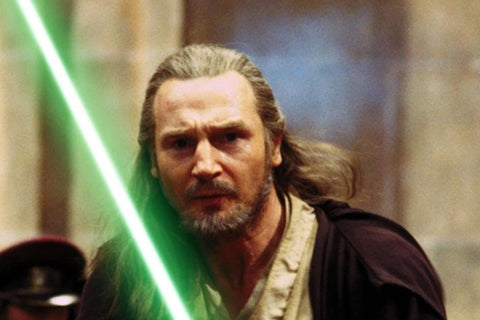 Qui Gon Jinn grünes Lichtschwert