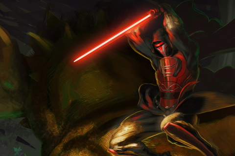 revan red lightsaber