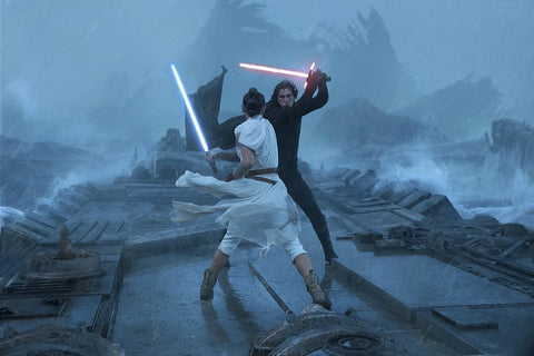 Rey Skywalker and Kylo Ren