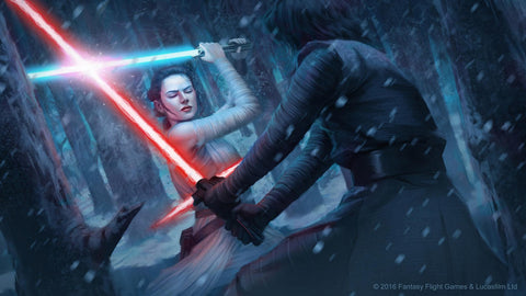 Rey Skywalker contre Kylo Ren