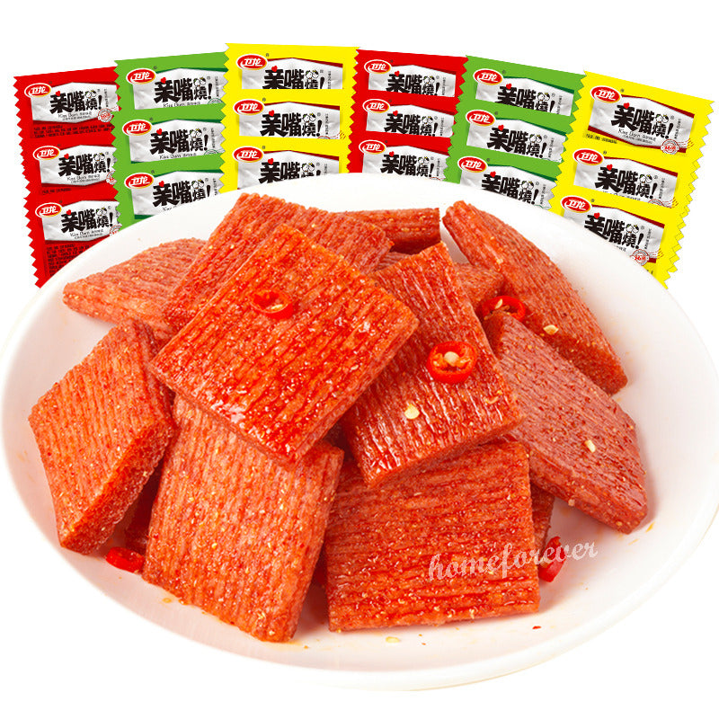 1000g 卫龙亲嘴烧混合口味1千克装 中国零食 Weilong Qinzuishao Hotslice Latiao Chinese Spicy Snacks