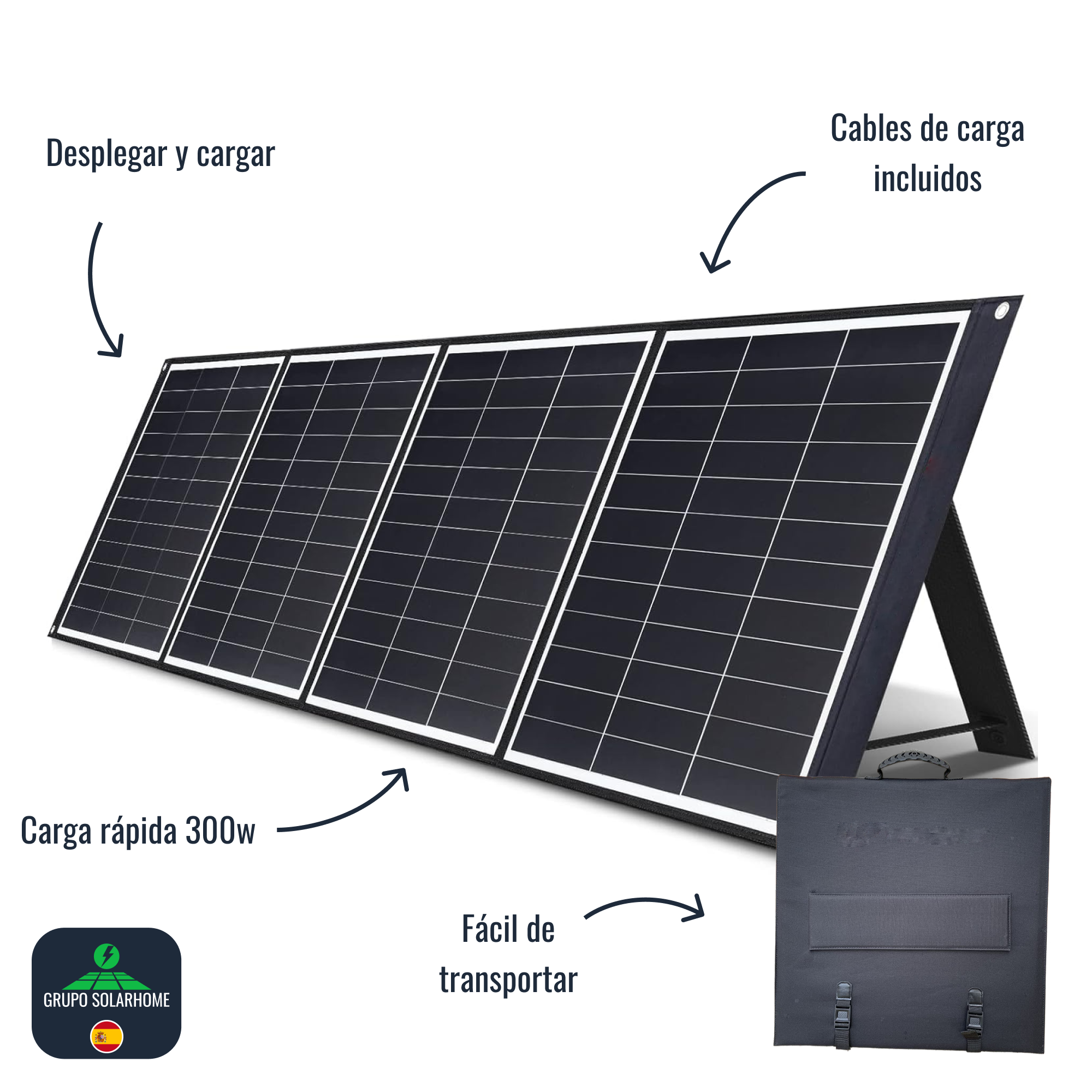 Panel Solar Plegable 300W - Grupo SH product image