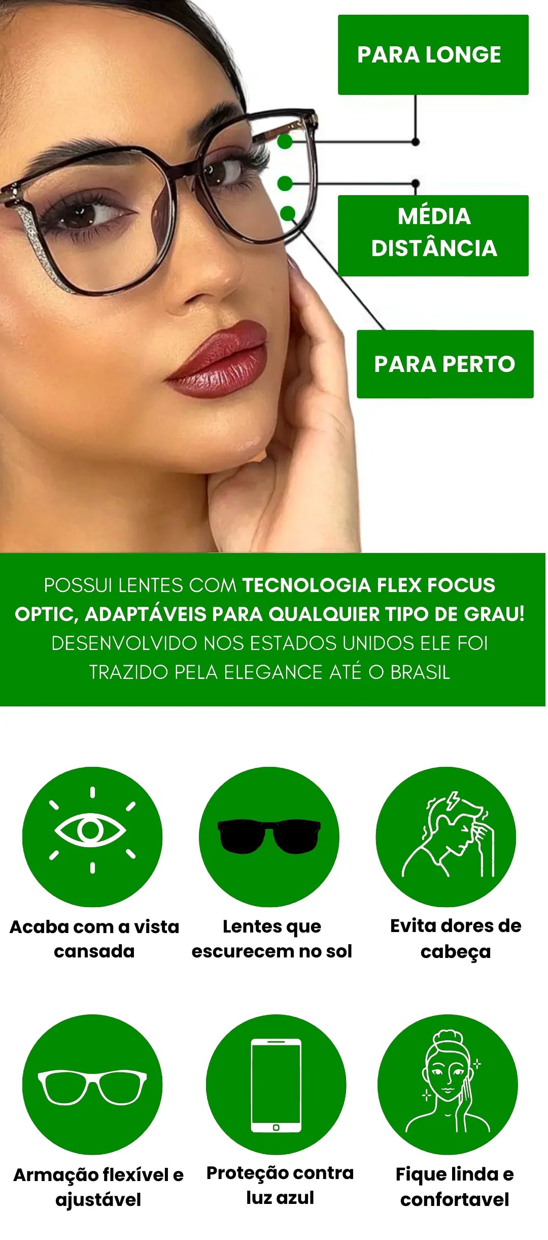 Óculos Multifocal Diamond Life