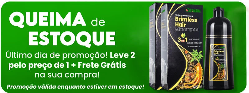 Shampoo Brimless Botânico Natural 3 em 1
