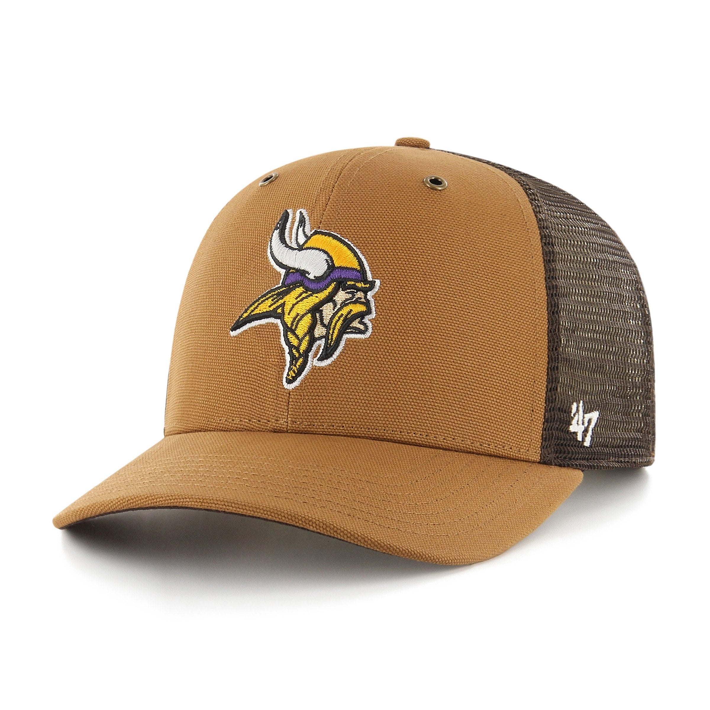 47 Brand Minnesota Vikings X Carhartt Captain Cap in Brown for Men