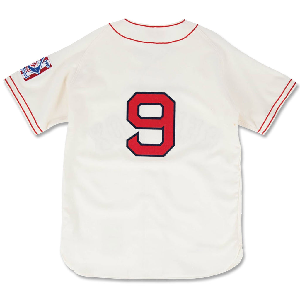 Youth Majestic Boston Red Sox #9 Ted Williams Replica Grey Road Cool Base  MLB Jersey