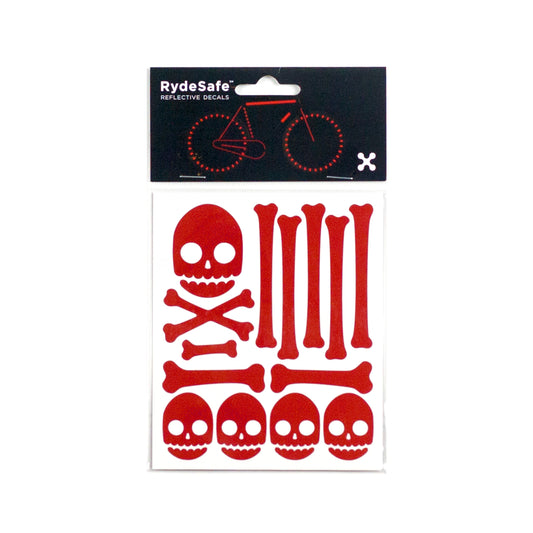 RydeSafe Reflective Decals - Chain Wrap Kit (Red)