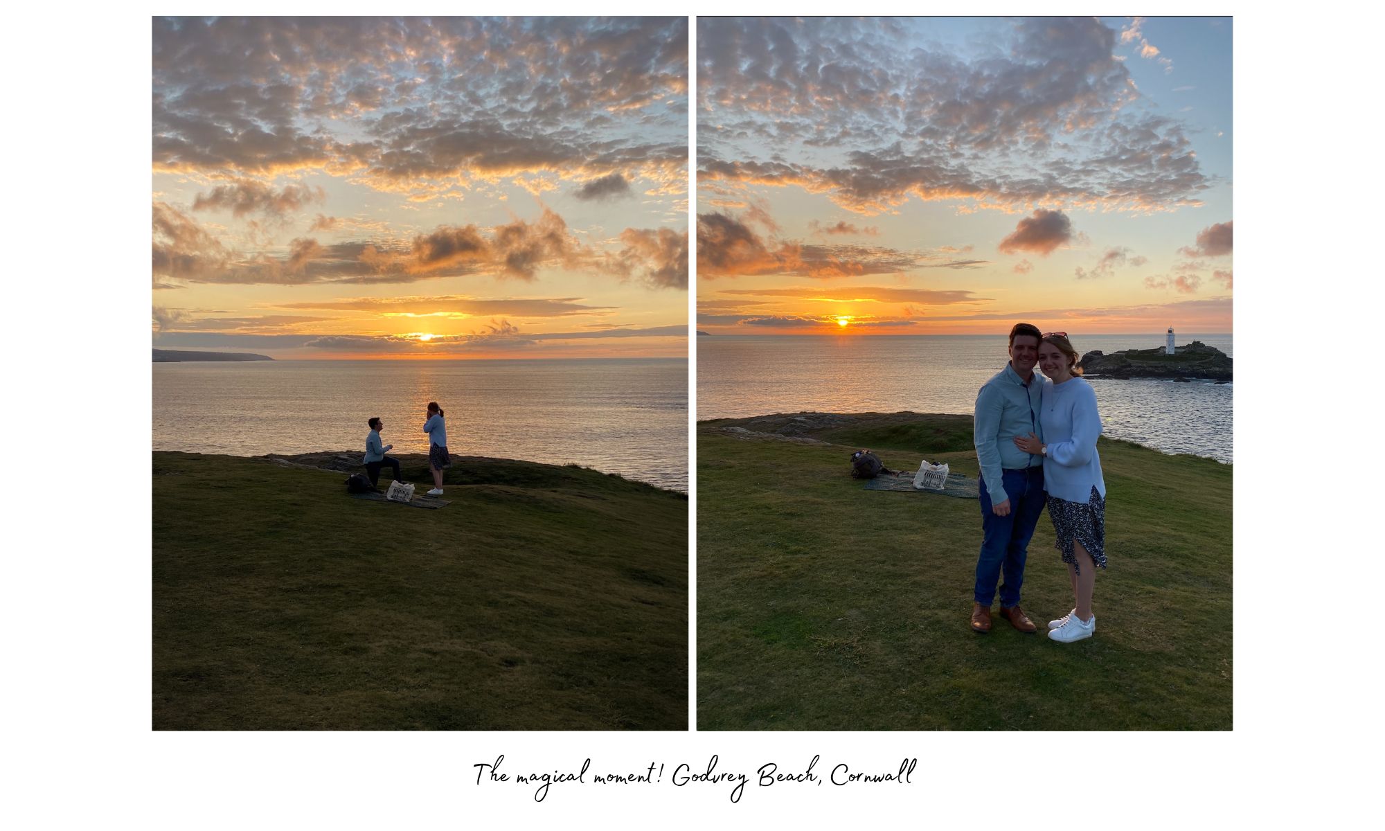 Sunset proposal, Joe and Charlotte