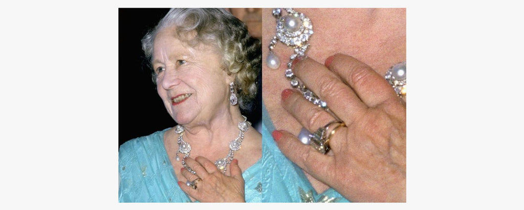 The Queen Mothers Engagement Ring - Getty Images