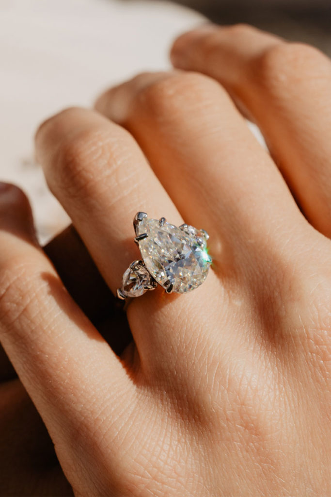 Beautiful bespoke Ethica Diamond® Ring