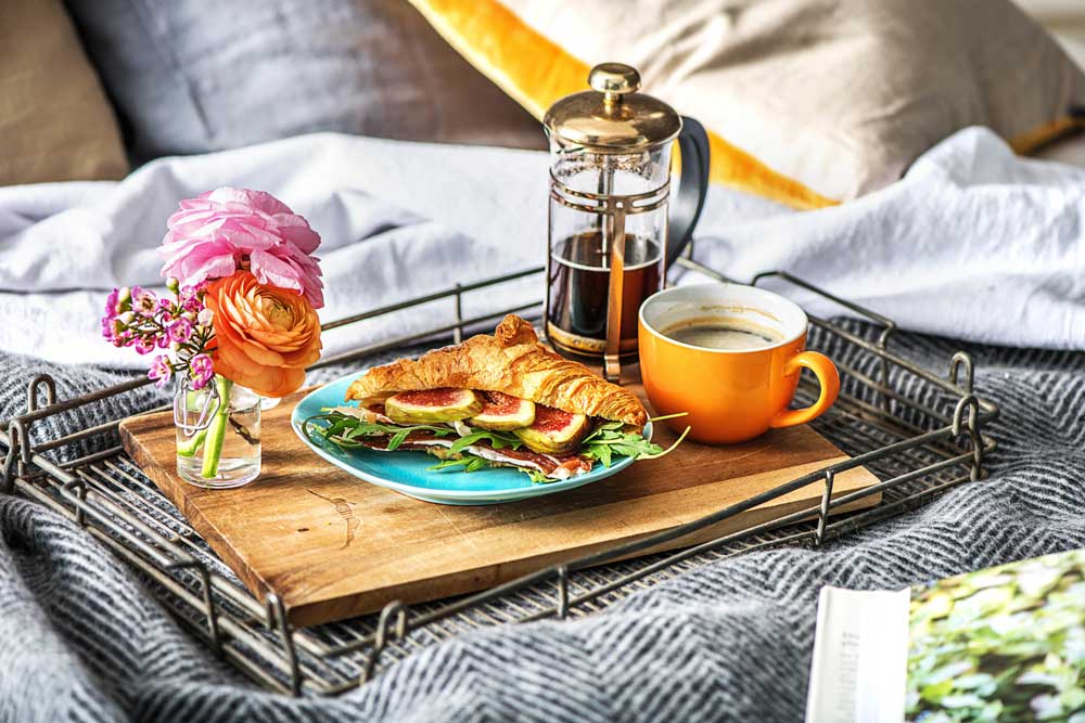 Romantic Breakfast in Bed Proposal