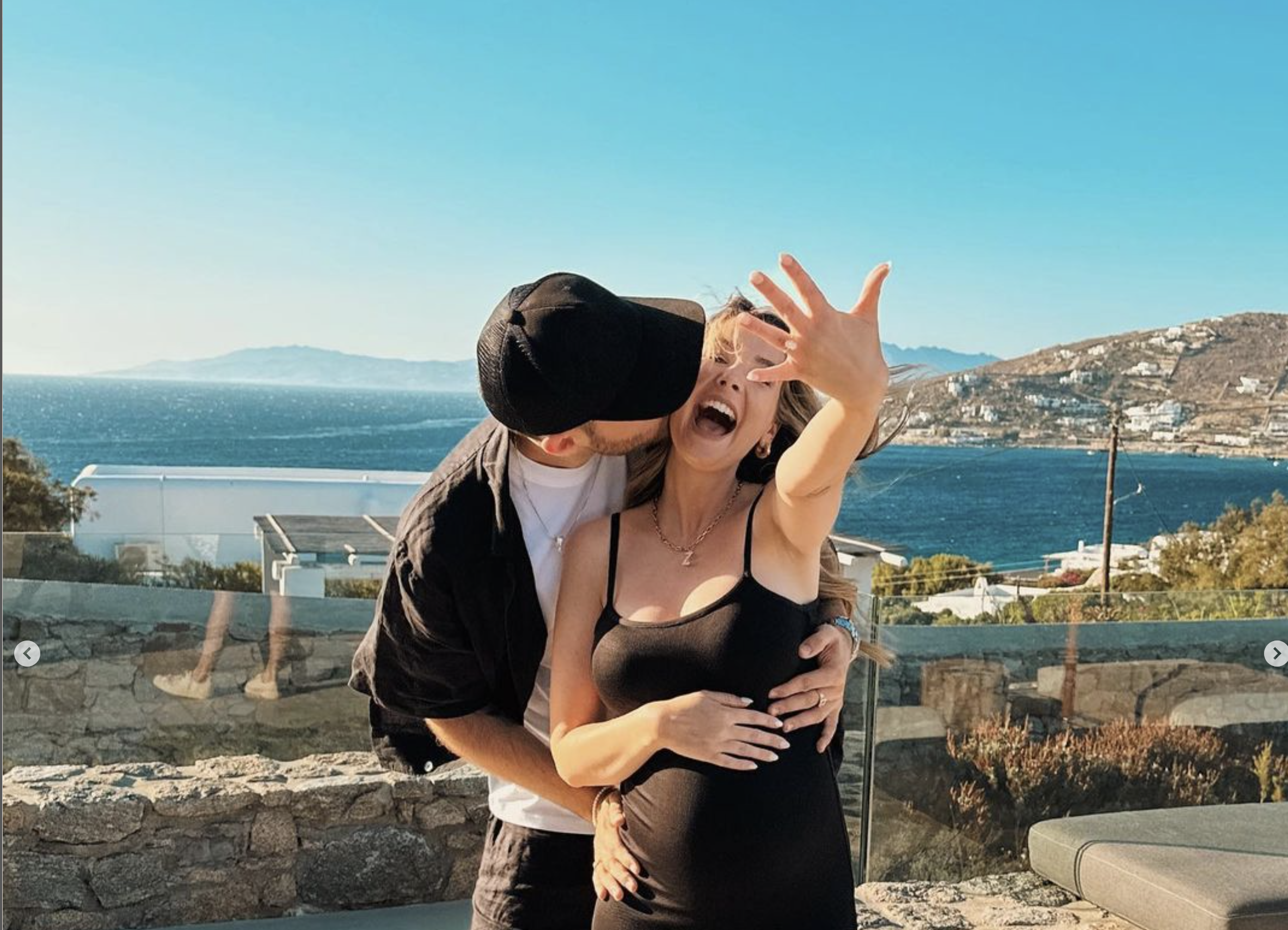 Alfie Deyes and Zoe Sugg proposal photo in greece