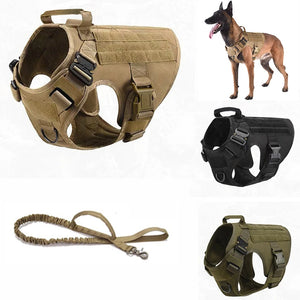 Military Tactical Dog Harness German Shepherd Pet - urgentneedsshop