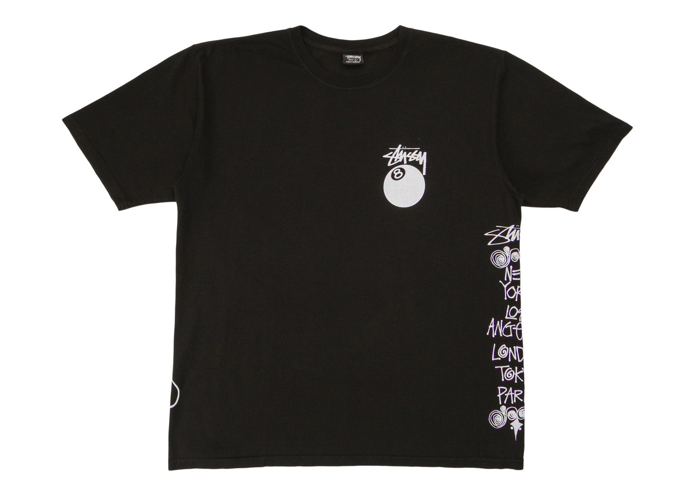 NTWRK + StockX LIVE - Stussy Test Strike Pigment Dyed Tee Black