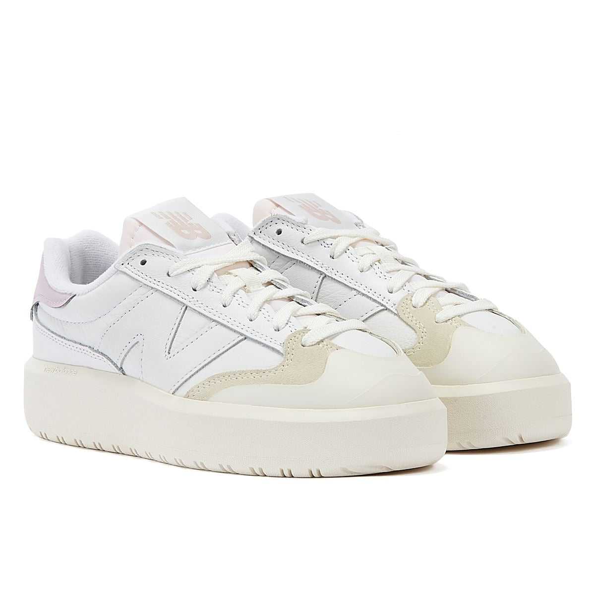 New Balance 302 Baskets Femme Blanches/Roses