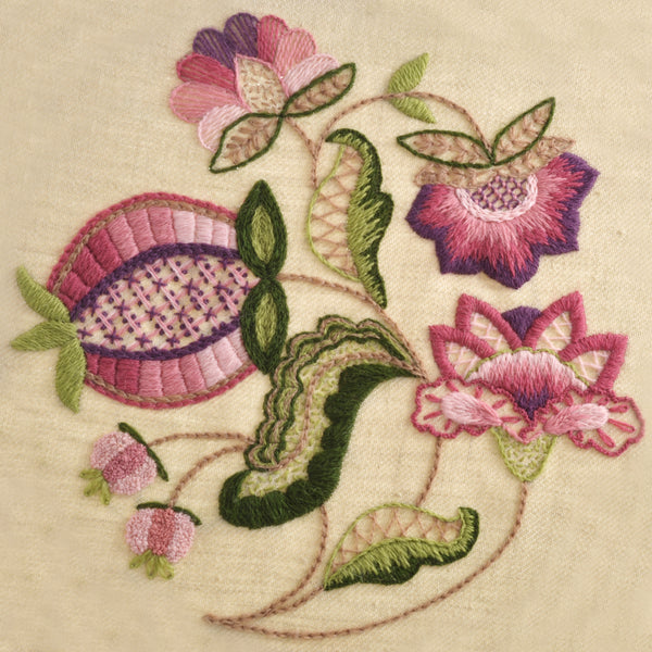 Crewel Work Pomegranate – The Bluebird Embroidery Company