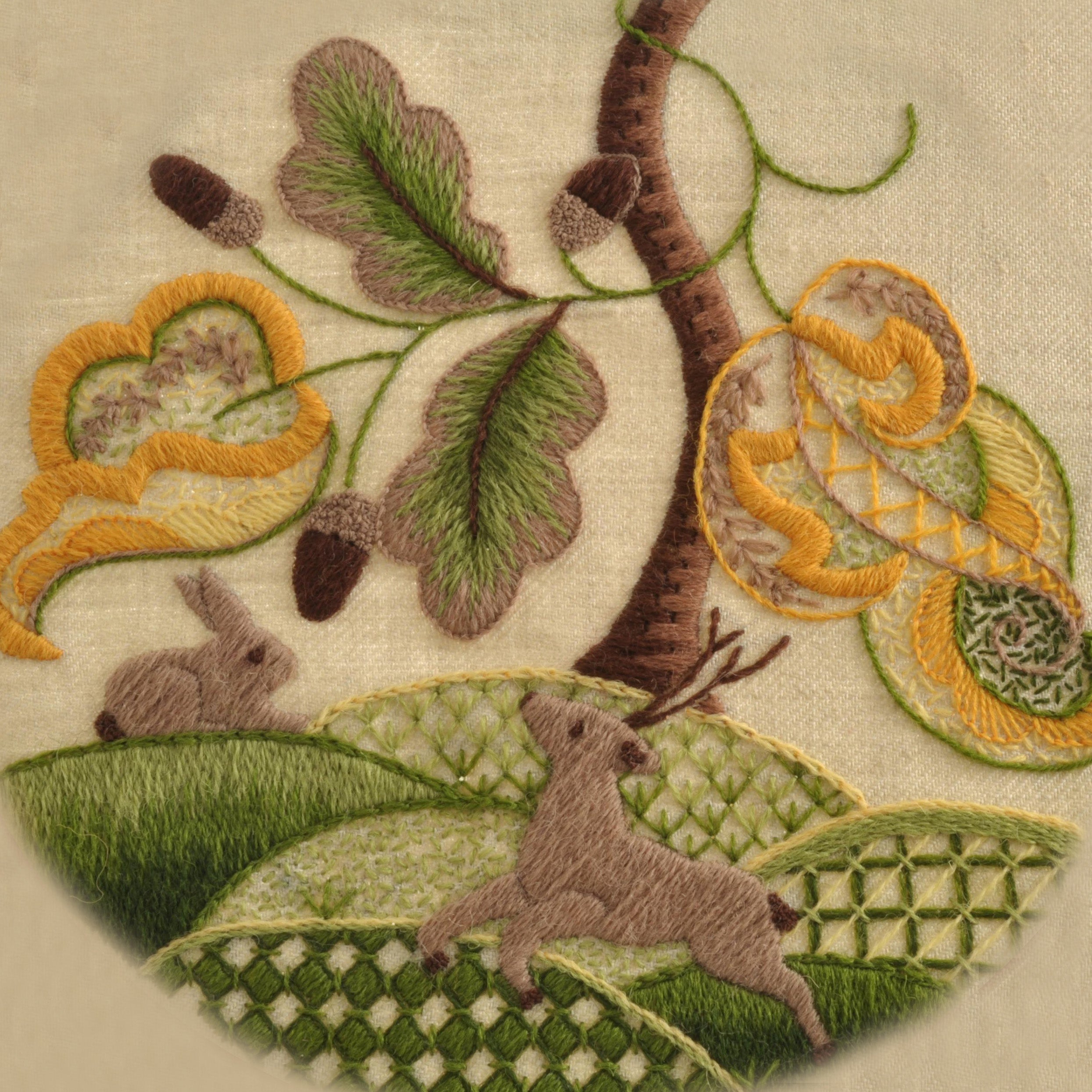 crewel embroidery