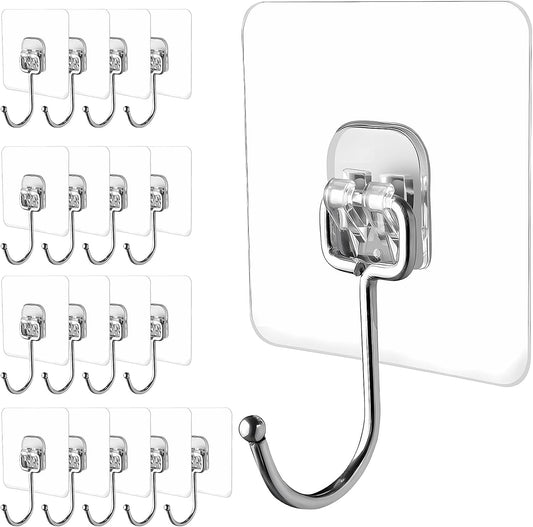 Large Picture Hanging Strips Heavy Duty,20-Pairs(40 Strips)Sticky Picture Hangers for Walls,Hanging Pictures Without Nail,Damage Free No Nails