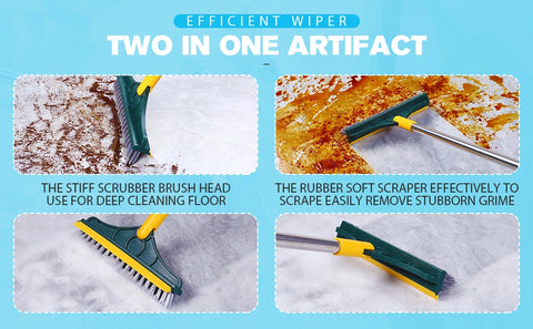 2 in 1 functionality like brush scrub along with wiper.