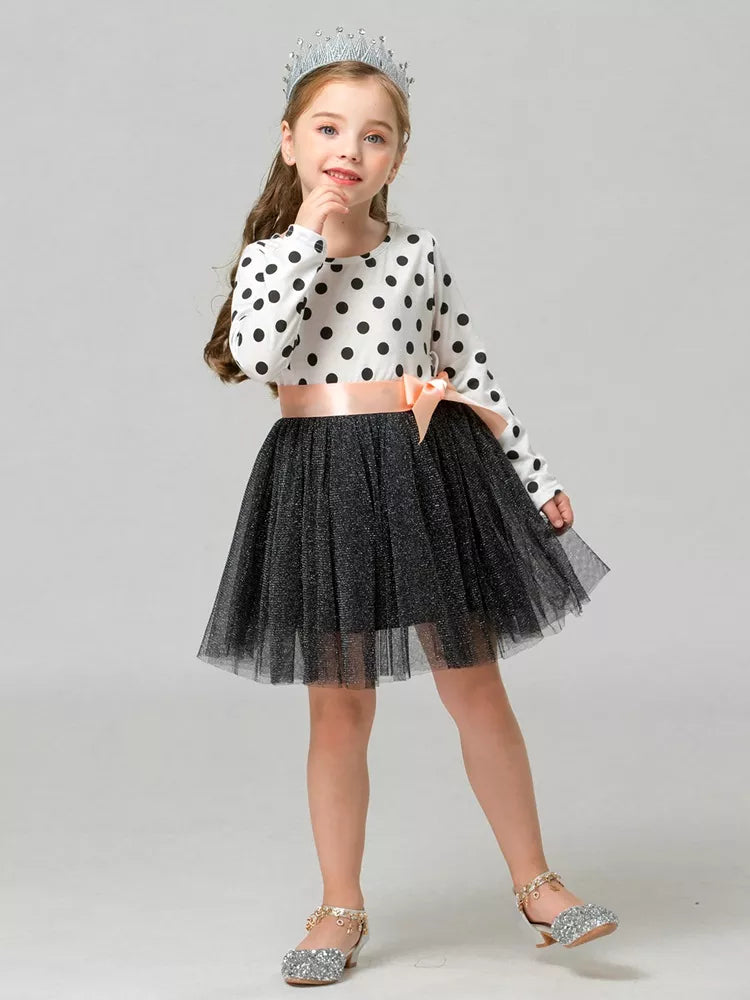 Girl Polka Dot Princess Dress