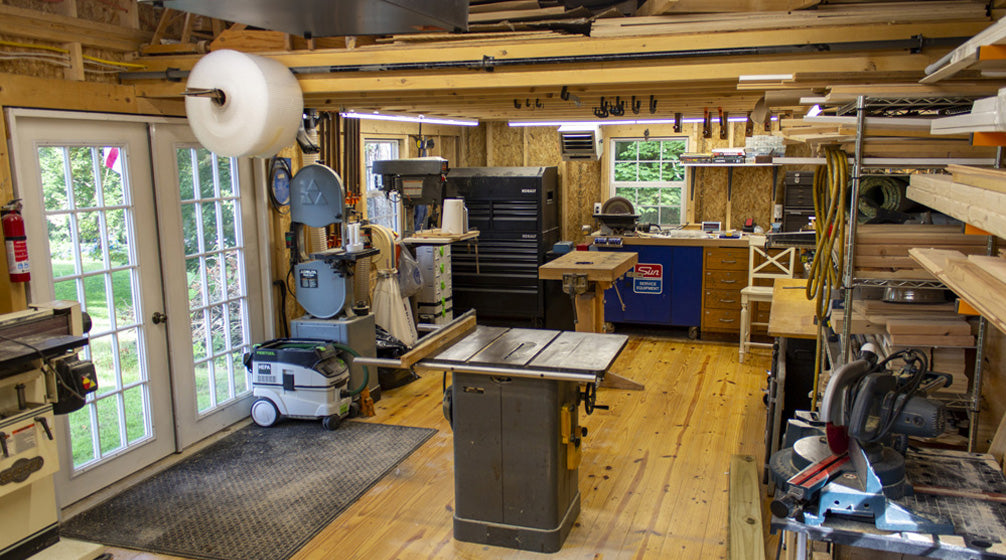 build a woodworking shop