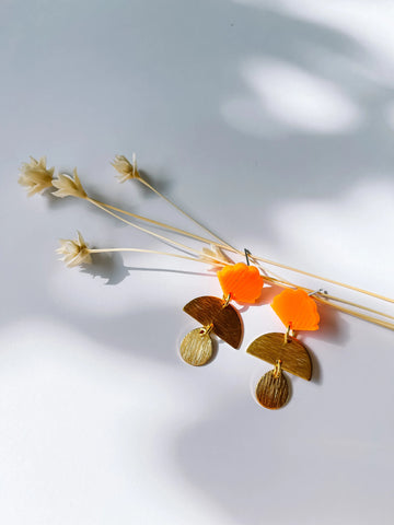 Gabriella Earrings Orange