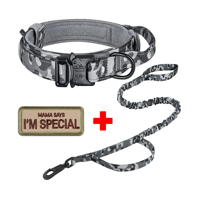 Tactical Dog Collar and Leash Set