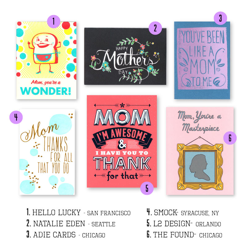 A few of our favorite Mother's Day Cards