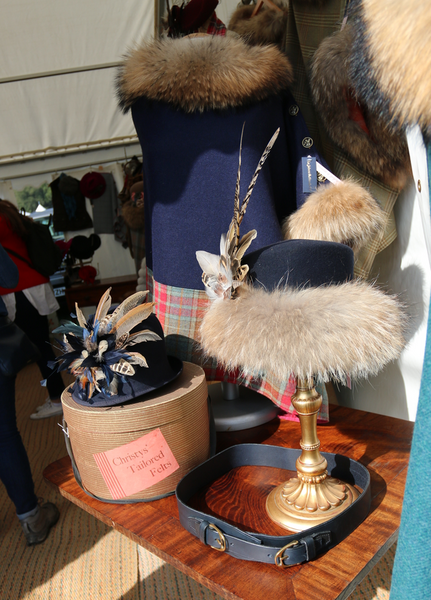 chatsworth country fair 2018 hat stall