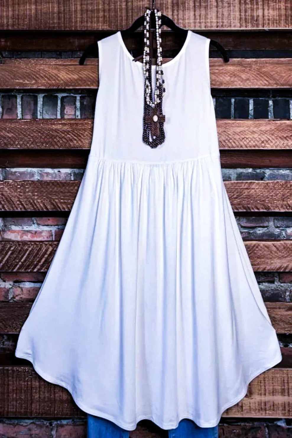 WEEKEND GETAWAY IVORY CASUAL DRESS