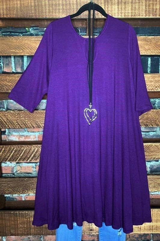 plum dress casual