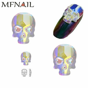 Skull Rhinestones for Halloween Nails - Trendy Chic78