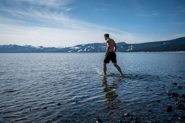 Swimming in Lake Tahoe