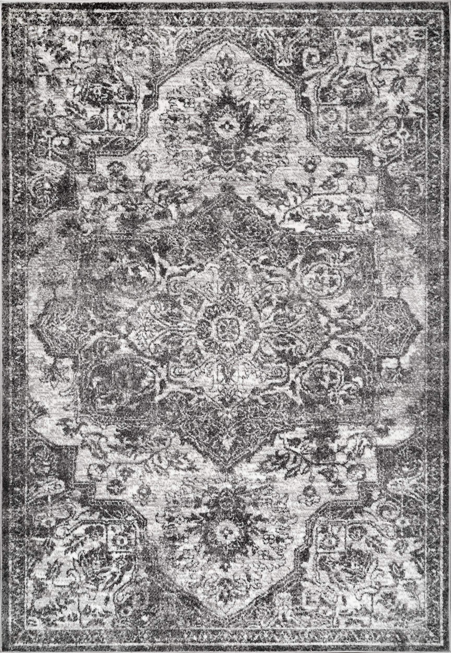Grey Whitny Shaded Medallion Rug