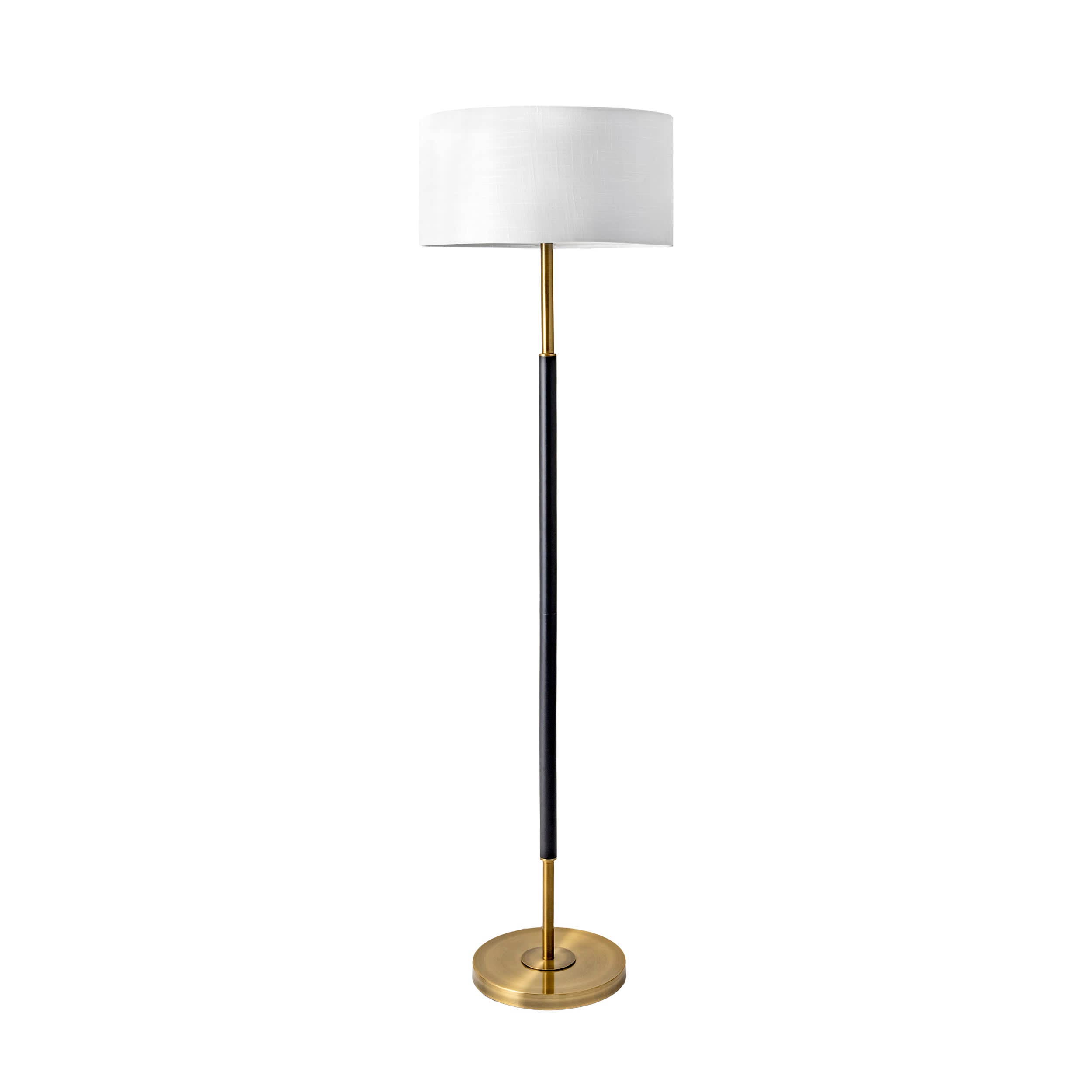 Black pole floor lamp on sale