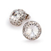 Performance Crystal Clip-On Earrings 15mm - DACR - To The Pointe Boutique